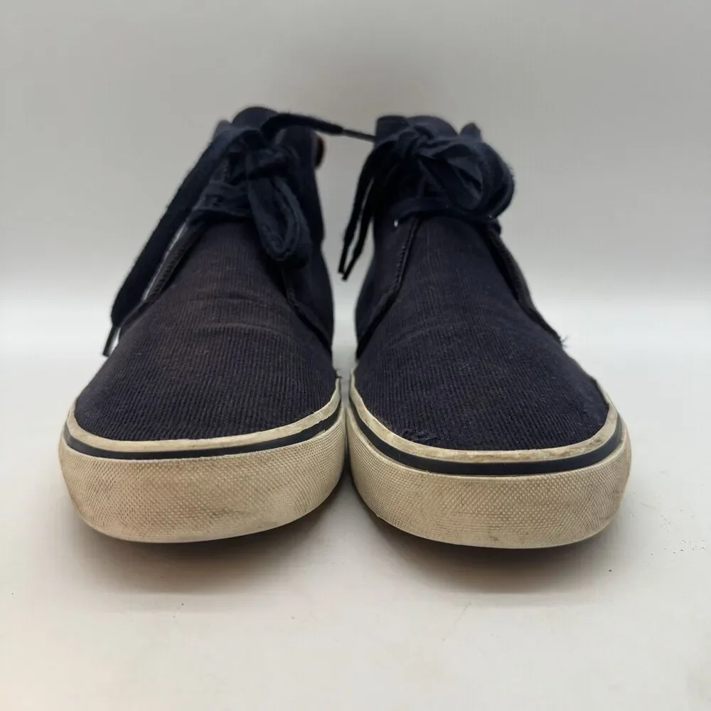 Polo Ralph Lauren Talin Navy Corduroy Chukka Boot Men's 10D Casual Lace Up Shoes